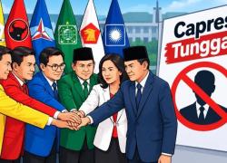 Semua Partai Cegah Capres Tunggal