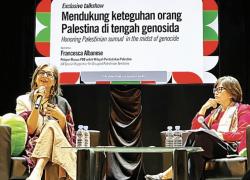 Stop Ketidakadilan Terhadap Rakyat Palestina Albanese Desak Indonesia
 Pimpin Perlawanan Global