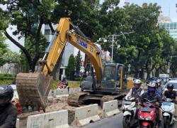 Tanah Labih dan Sering Berlubang , Jalan Kebon Sirih Jakpus Kini Dibeton