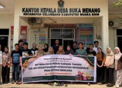 UNSRI Perkuat Kesiapsiagaan Kesehatan Reproduksi Bencana Desa Sukamenang