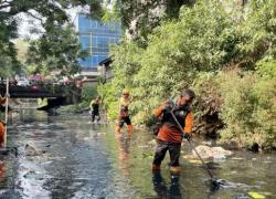 Wajah Kali Baru Berubah Kinclong Awas, Yang Buang Sampah Ke Sungai Bakal Kena OTT