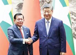 Xi Jinping Sambut Min Aung Hlaing Dengan Karpet Merah Makin Lengket, China Dan Myanmar Bestie