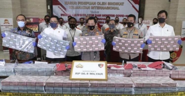 Barbuk Rp 56,8 Miliar Disita Bareskrim Tangkap 3 Anggota Sindikat ...