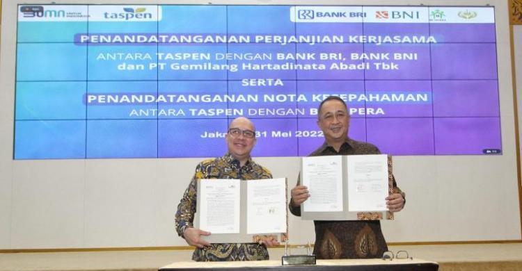 BNI Ditunjuk Sebagai Bank Pembayaran Uang Pensiun Peserta Taspen