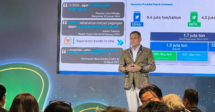 Bos Pupuk Indonesia: Kenaikan Harga Gas Ancam Ketahanan Pangan