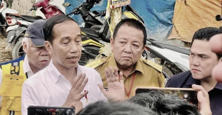 Dananya Rp 800 Miliar Jokowi Pastikan Jalan Rusak Di Lampung Diambil