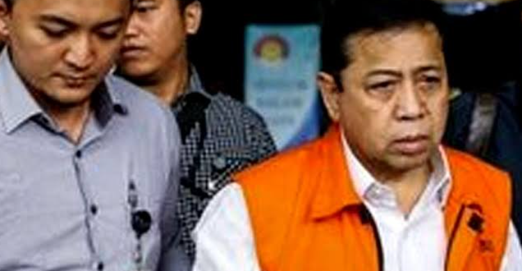 Gambar Hukuman Setya Novanto Dipangkas Sebulan