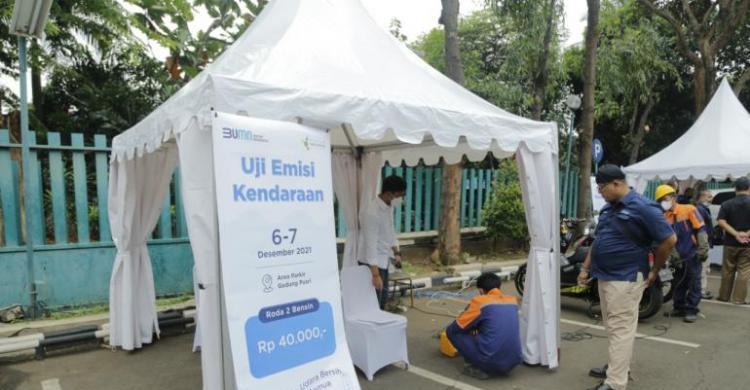 Dukung Program Jakarta Langit Biru Pupuk Indonesia Gelar Uji Emisi