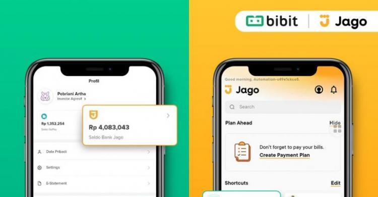 Gandeng Bank Jago, Bibit Luncurkan Fitur Nyaman Berinvestasi