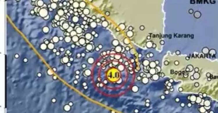 Gempa M4 0 Guncang Tanggamus Lampung Kedalaman 10 Km