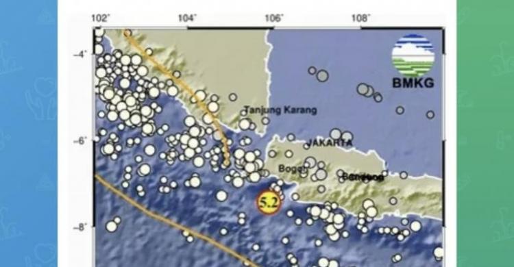 Gempa M5 2 Guncang Muarabinuangeun Banten Tidak Berpotensi Tsunami