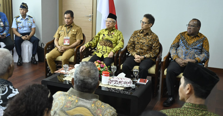 Hari Pertama Wapres Ngantor Di Papua Terima Audiensi Pegiat HAM