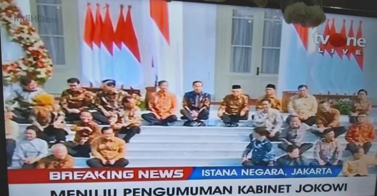 Ini Susunan Lengkap Kabinet Indonesia Maju