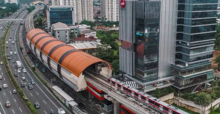 Ilustrasi Lintas Rel Terpadu (LRT). (Foto: KAI)