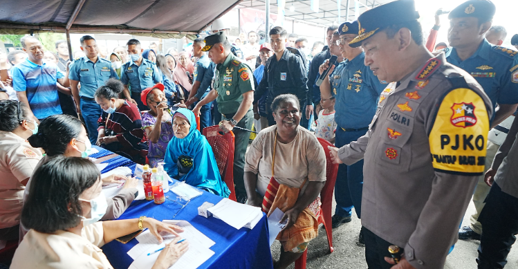 Kapolri Dan Panglima TNI Gelorakan Pemilu Damai Di Papua