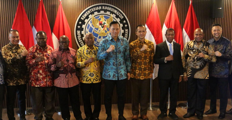 Kumpulkan 5 Gubernur Papua, AHY Bahas Percepatan Proyek Infrastruktur