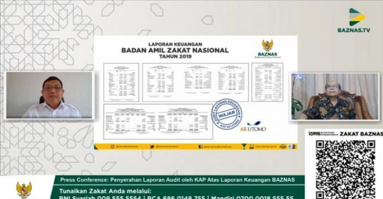 Laporan Keuangan Baznas Sabet Predikat Wajar