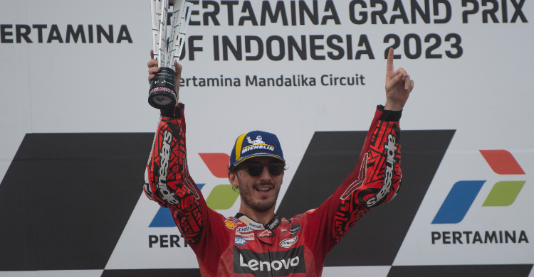 MotoGP, Bagnaia Torehkan Sejarah Di Mandalika