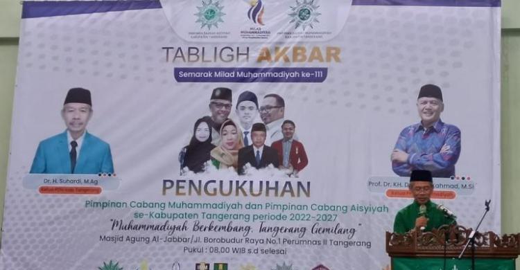 Muhammadiyah Tangerang Gelar Tabligh Akbar Di Al Jabbar Dihadiri 1200