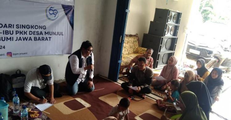 PKM Multidisiplin Usakti Beri Pelatihan UMKM di Desa Munjul, Sukabumi