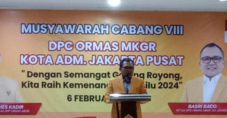 Muscab MKGR Jakarta Pusat Ketua MKGR DKI: 2024, Presiden Dan Gubernur ...