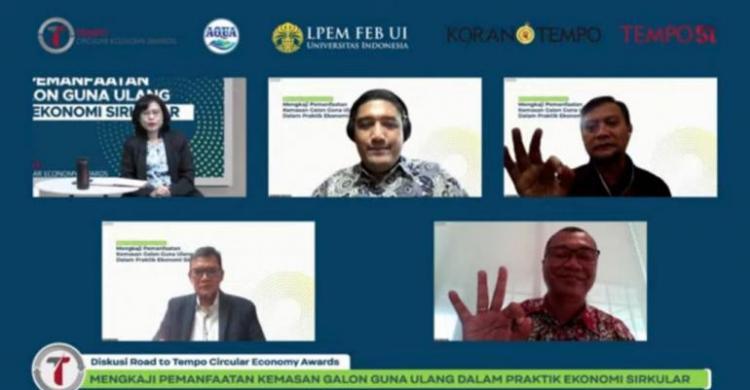 Penelitian LPEM UI: Galon Guna Ulang Berkontribusi Atasi Masalah Sampah ...