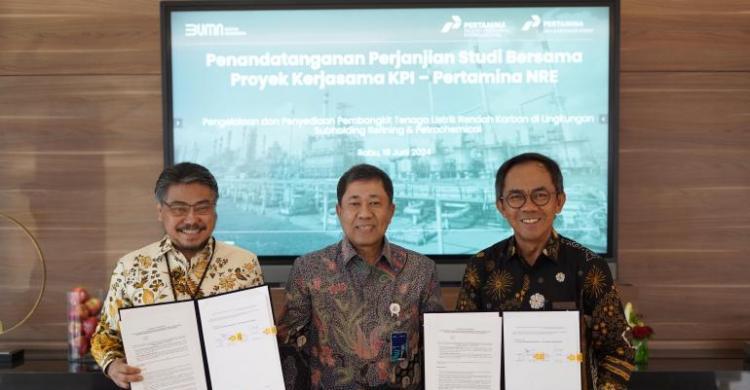 Pertamina NRE-KPI Teken Kerja Sama Penyediaan Energi Rendah Karbon