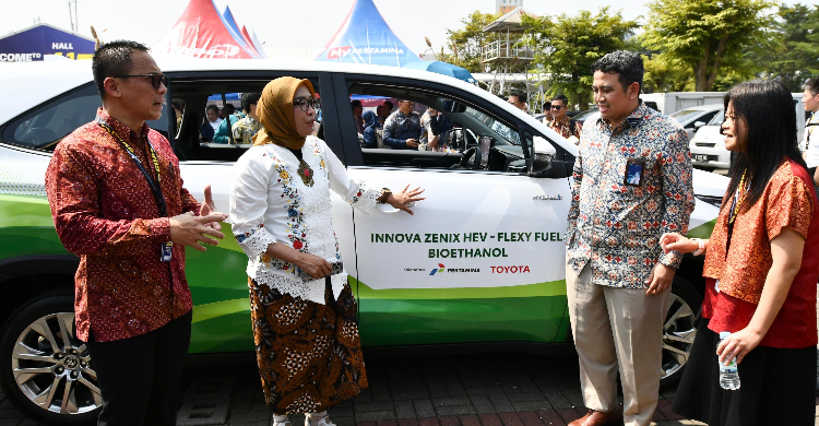 Pertamina-Toyota Uji Coba Bioethanol 100% Di GIIAS 2024