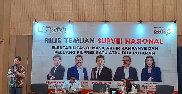 Survei LSI: Elektabilitas Prabowo-Gibran Tembus 51 Persen