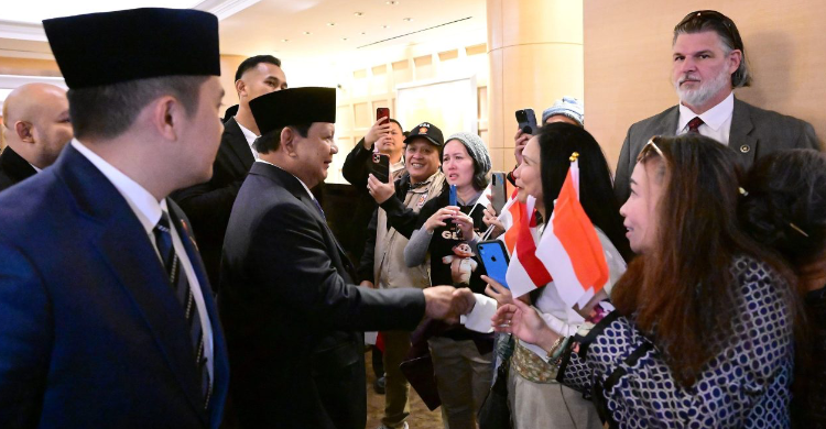 Presiden Prabowo Subianto tiba di Washington DC, Amerika Serikat, pada Minggu, 10 November 2024. (Foto: BPMI Setpres/Muchlis Jr)