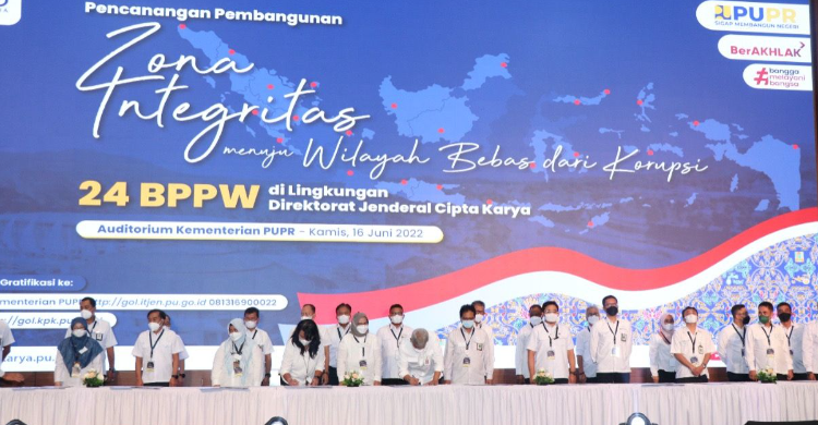 PUPR Canangkan Zona Integritas Di 24 Balai Ditjen Cipta Karya