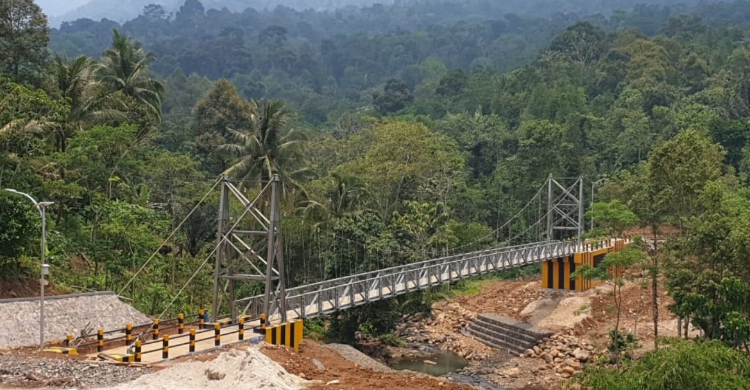 PUPR Rampungkan 66 Jembatan Gantung Pada Tahun 2021