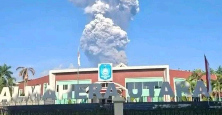 PVMBG: Waspada Sebaran Abu Vulkanik Gn Dukono, Hindari Radius 4 Km Dari ...
