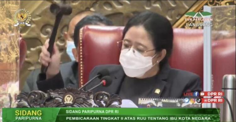 Sah, RUU Ibu Kota Negara Kini Resmi Jadi Undang-Undang