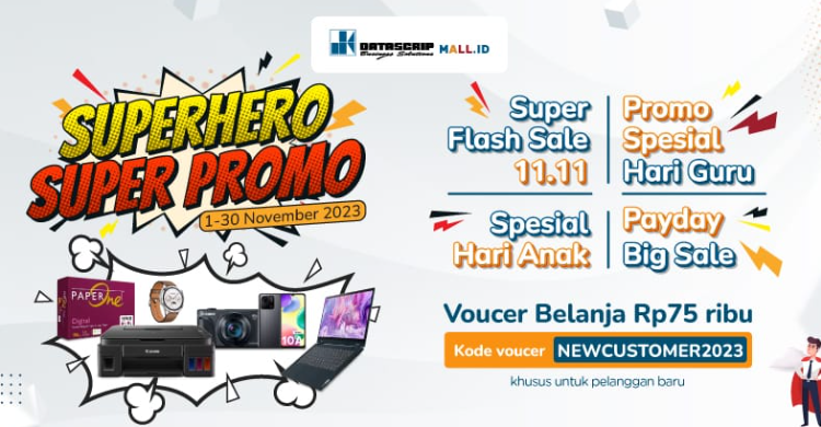 Sambut November, DatascripMall.ID Hadirkan Superhero, Super Promo