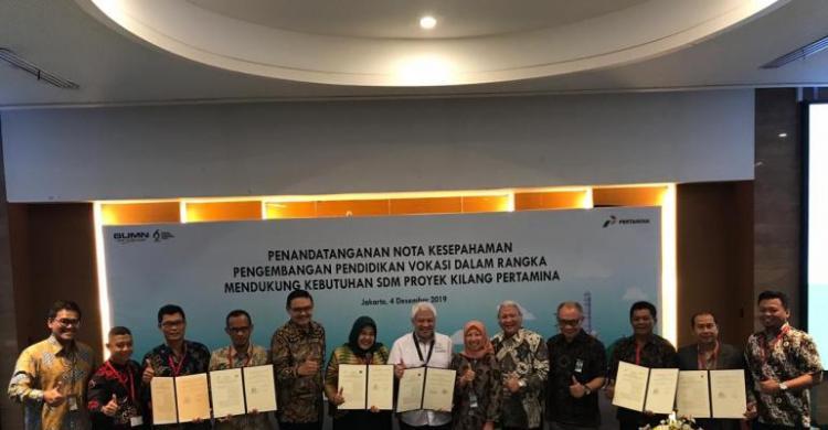 Serap SDM Berkualitas Untuk Proyek Kilang Pertamina Gelar MoU Dengan 5 ...