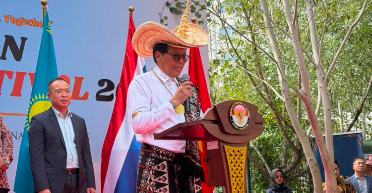 Buka Festival ASEAN Dubes Fadjroel Kenalkan Budaya Indonesia Di Kazakhstan