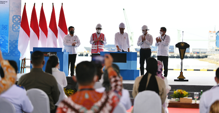 Empat Bumn Kepelabuhan Resmi Menyatu 7 Tahun Menanti Jokowi Mau Pelindo Masuk 8 Besar Dunia<script async src=