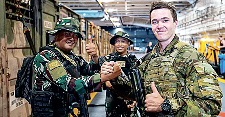Gelar Latihan Gabungan Keris Woomera Di Banyuwangi TNI ADF Perkuat Kerja Sama Pertahanan