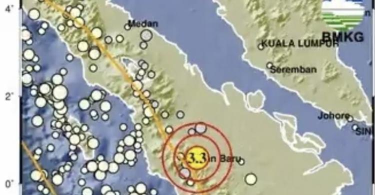 Gempa M3,3 Guncang Pasaman Sumatera Barat