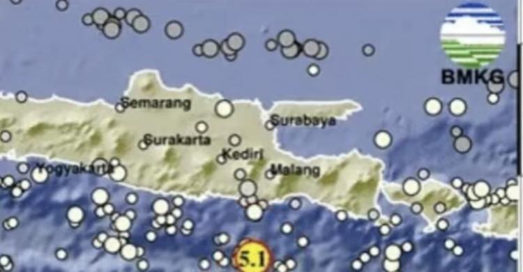 Gempa M5,1 Guncang Kabupaten Malang, Tidak Berpotensi Tsunami