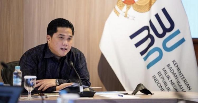 Getol Dorong BUMN Buka Lapangan Kerja, Erick Thohir Jadi Menteri Terbaik