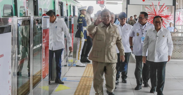 Jajal LRT Prabowo Enak Luar Biasa