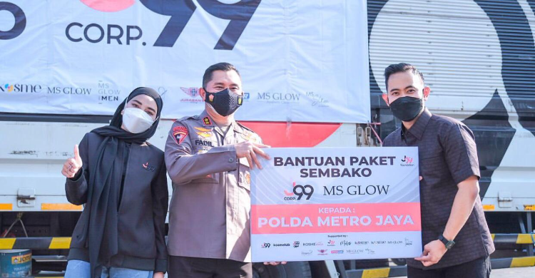 Juragan 99 Sebar 5.000 Paket Sembako Untuk Warga Jakarta