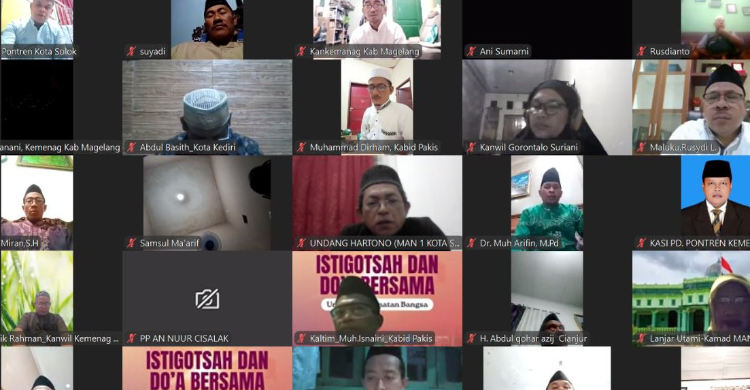 Kemenag Selenggarakan Istighasah Online untuk Mendoakan Keselamatan Bangsa Indonesia Kemenag Selenggarakan Istighasah Online untuk Mendoakan Keselamatan Bangsa Indonesia