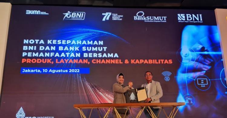 Kolaborasi Bank Sumut Dan BNI, Usung Program Orange Synergy