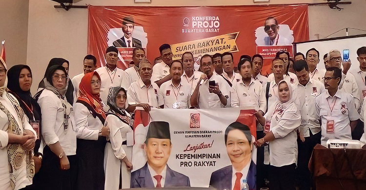 Projo Sumbar Deklarasi Dukung Prabowo Airlangga