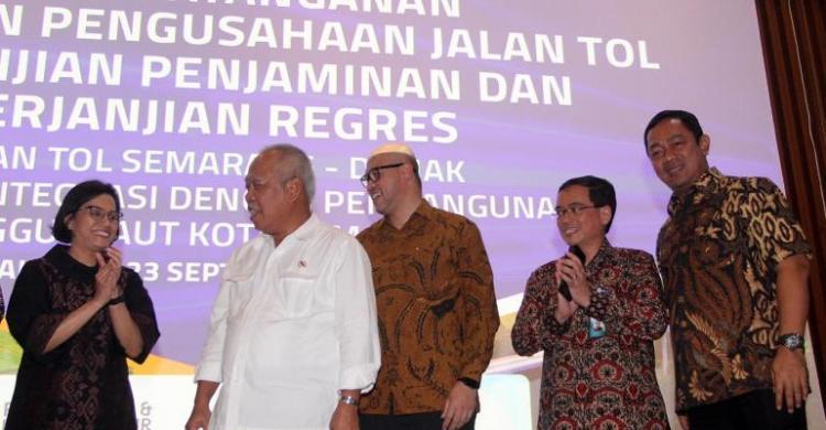 PT PII Teken Perjanjian Penjaminan Proyek Tol Semarang-Demak