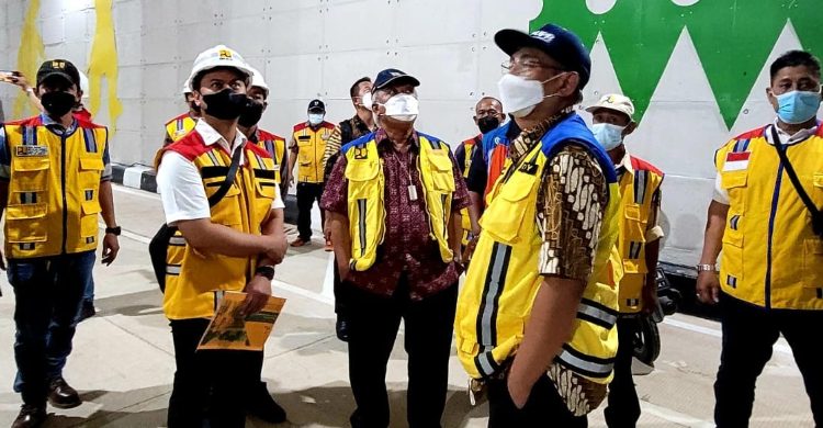 Tahun Baru, Menteri Basuki Cek Underpass Bulak Kapal Bekasi