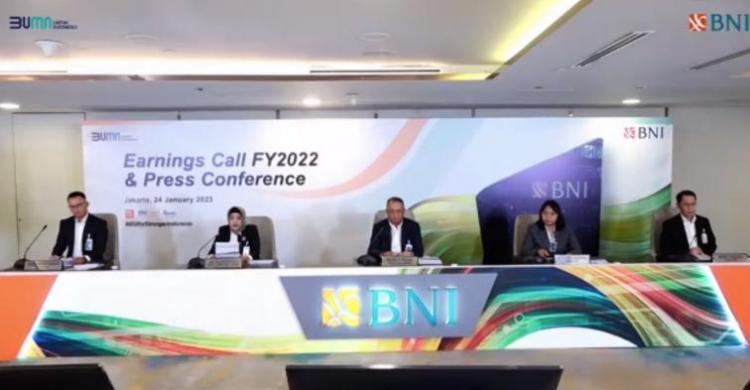 Top, BNI Kantongi Laba Bersih Tahun 2022 Hingga 18,31 T